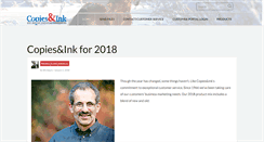 Desktop Screenshot of copiesandink.com